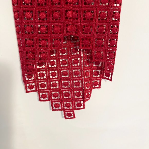 AKRIS - Brand New Red Stickerel - Embroidery Jacket - Sz 16 - Picture 4 of 12